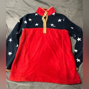 Simply Southern Fleece Patriotic Pullover 
Size Medium
